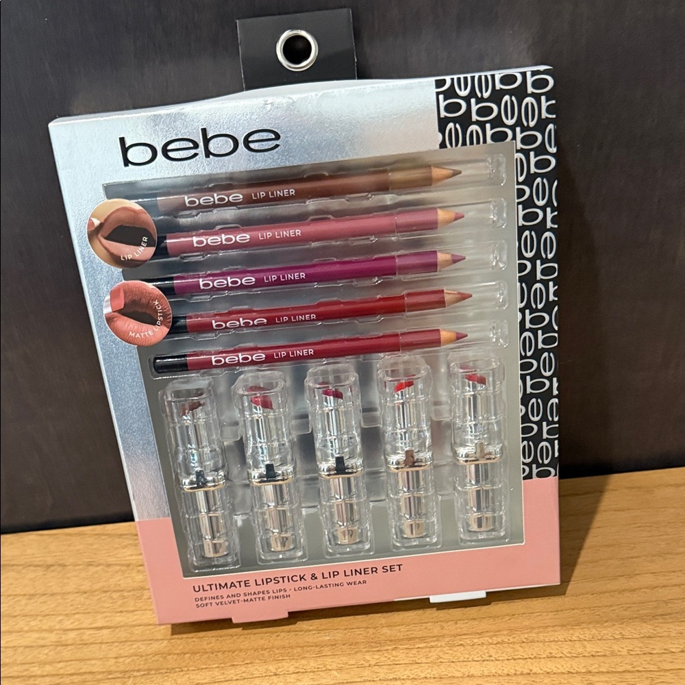 Bebe Lipstick & Lip Liner Collection in Red and Pink